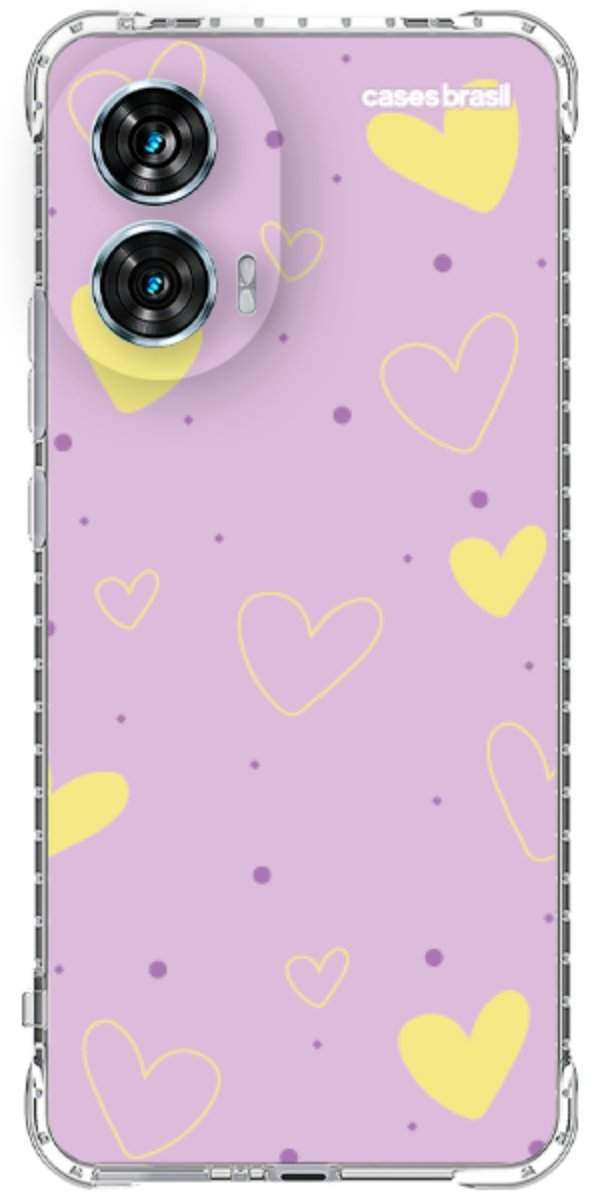 Capinha para Celular Corações Candy Color