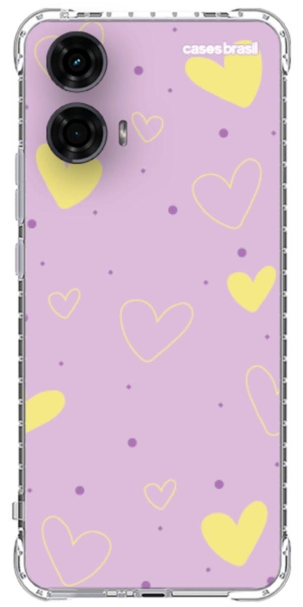 Capinha para Celular Corações Candy Color