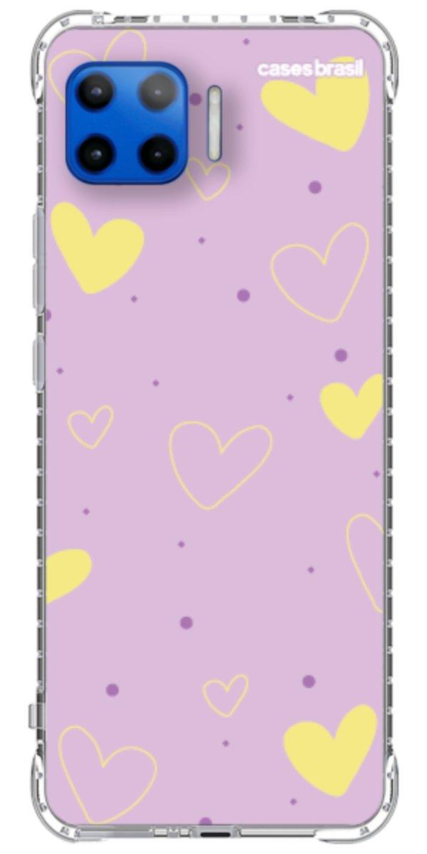 Capinha para Celular Corações Candy Color