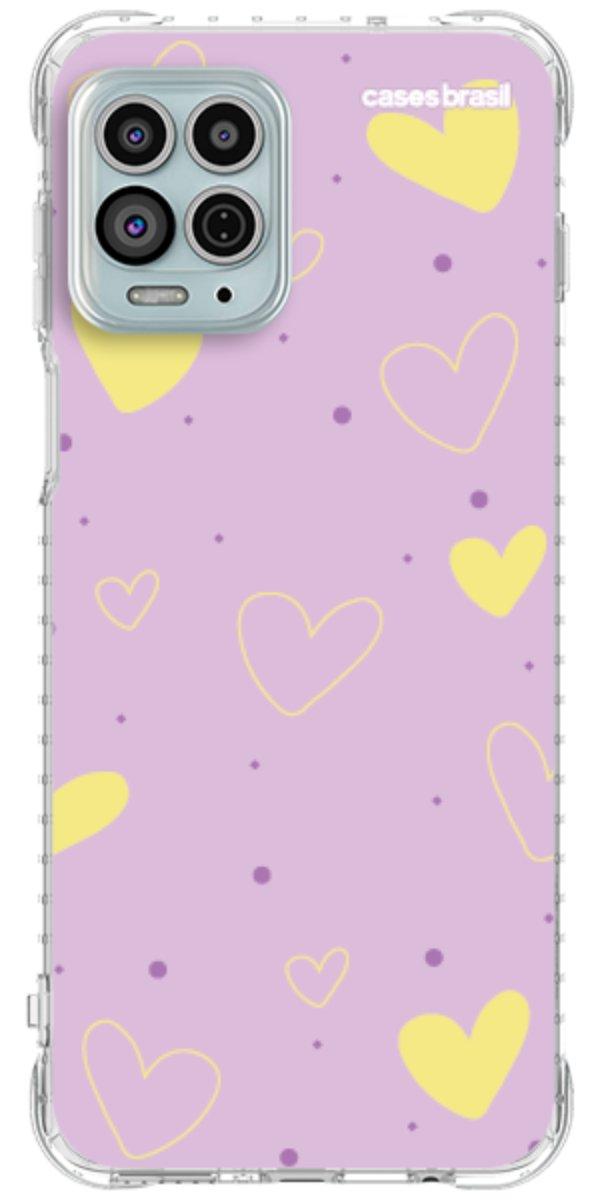 Capinha para Celular Corações Candy Color