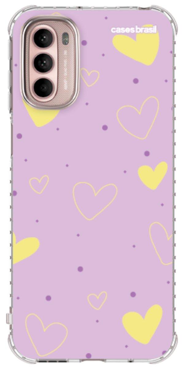 Capinha para Celular Corações Candy Color