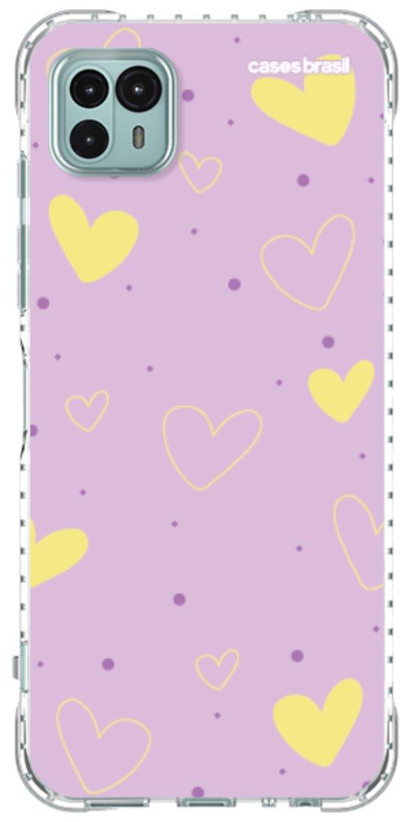 Capinha para Celular Corações Candy Color