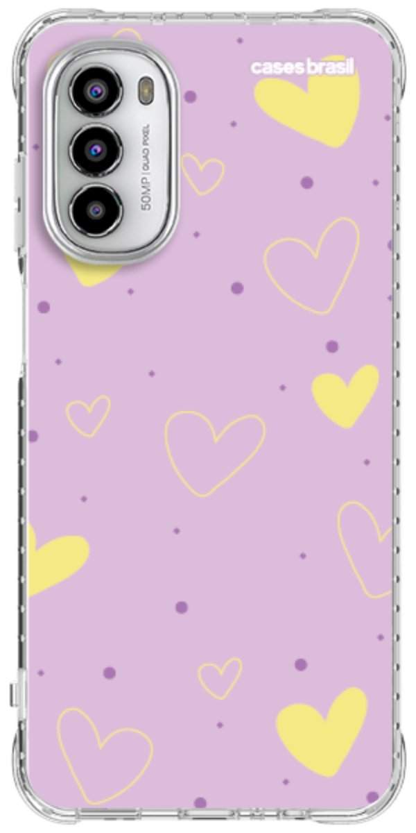Capinha para Celular Corações Candy Color