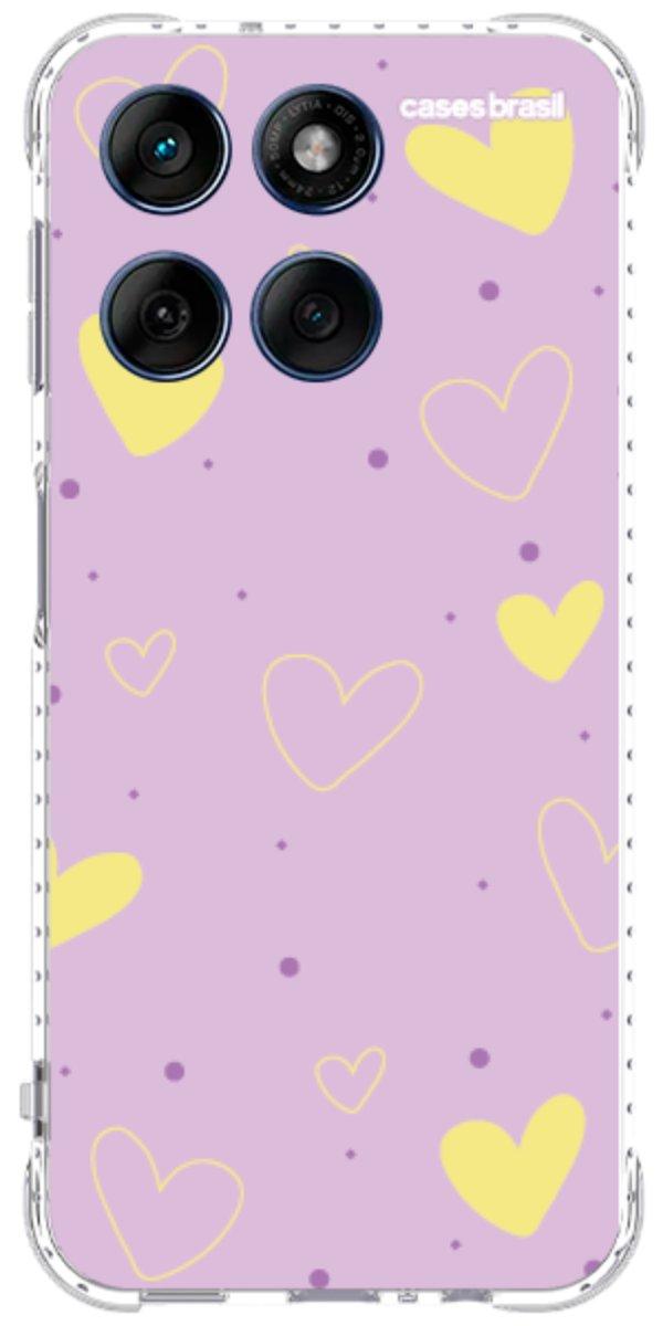Capinha para Celular Corações Candy Color
