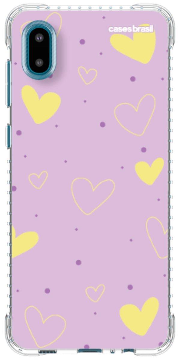 Capinha para Celular Corações Candy Color