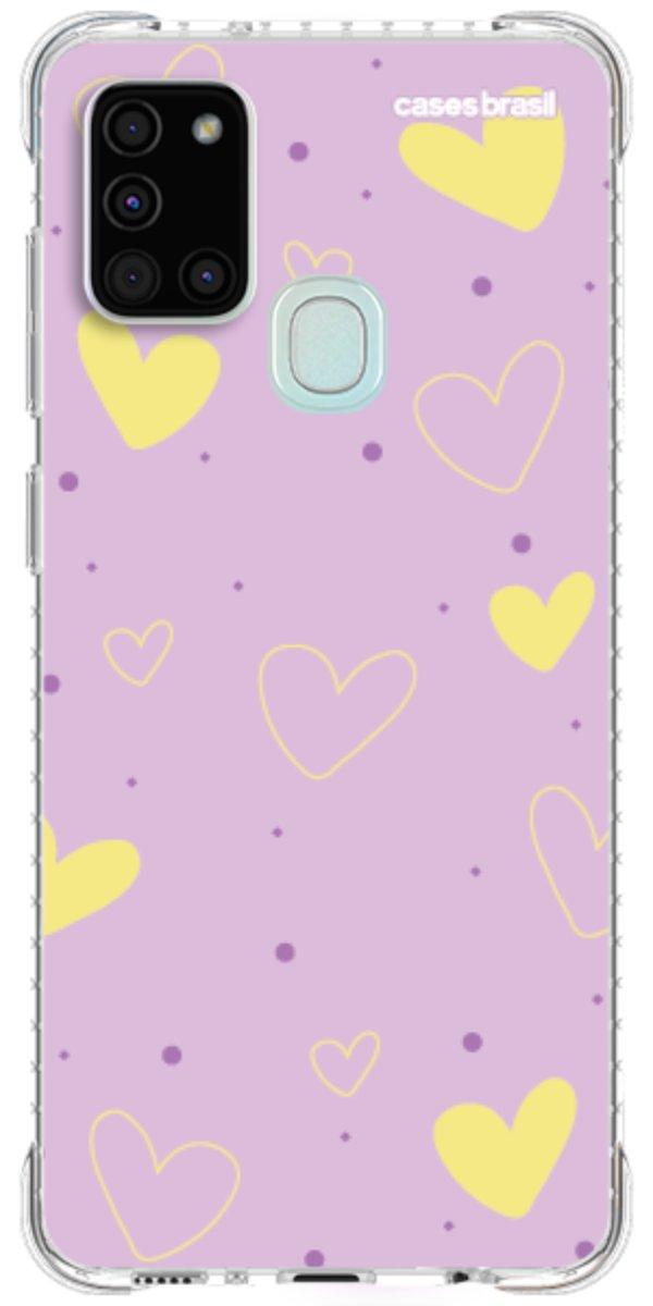 Capinha para Celular Corações Candy Color