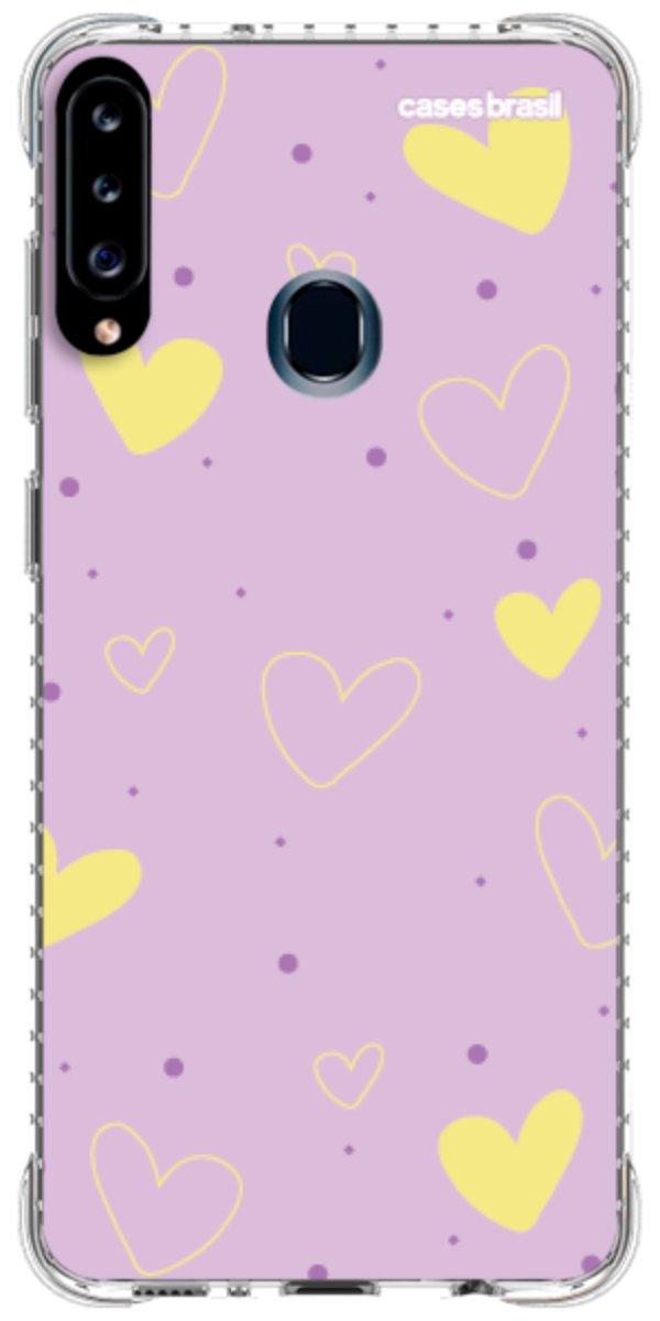 Capinha para Celular Corações Candy Color