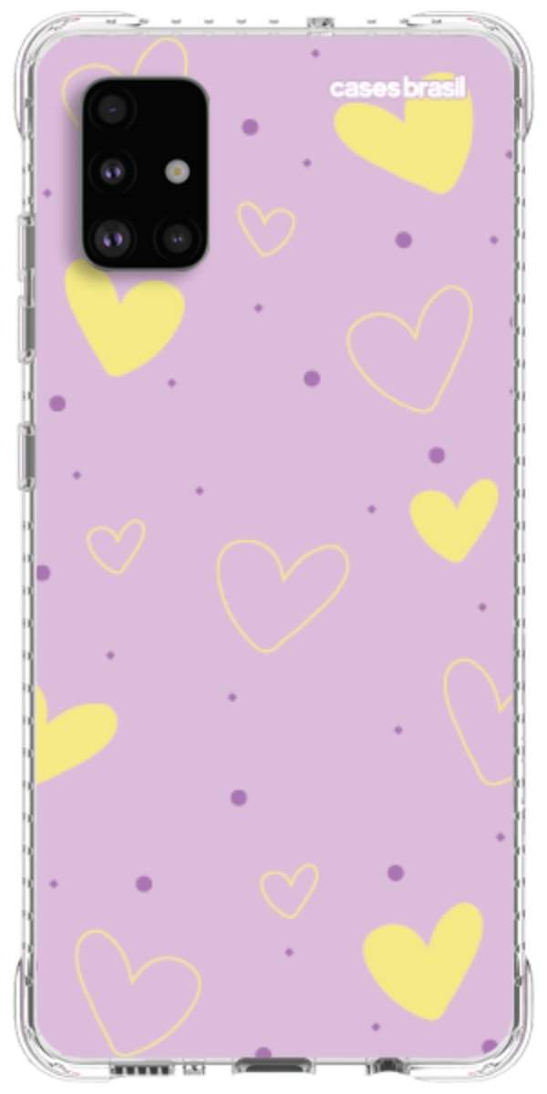 Capinha para Celular Corações Candy Color