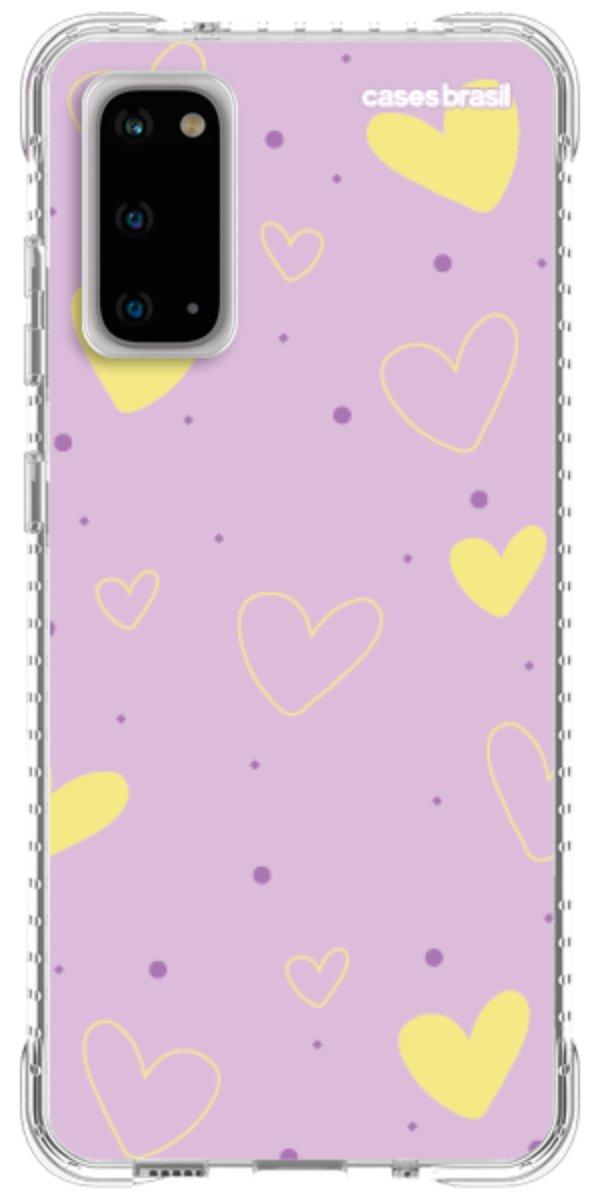 Capinha para Celular Corações Candy Color