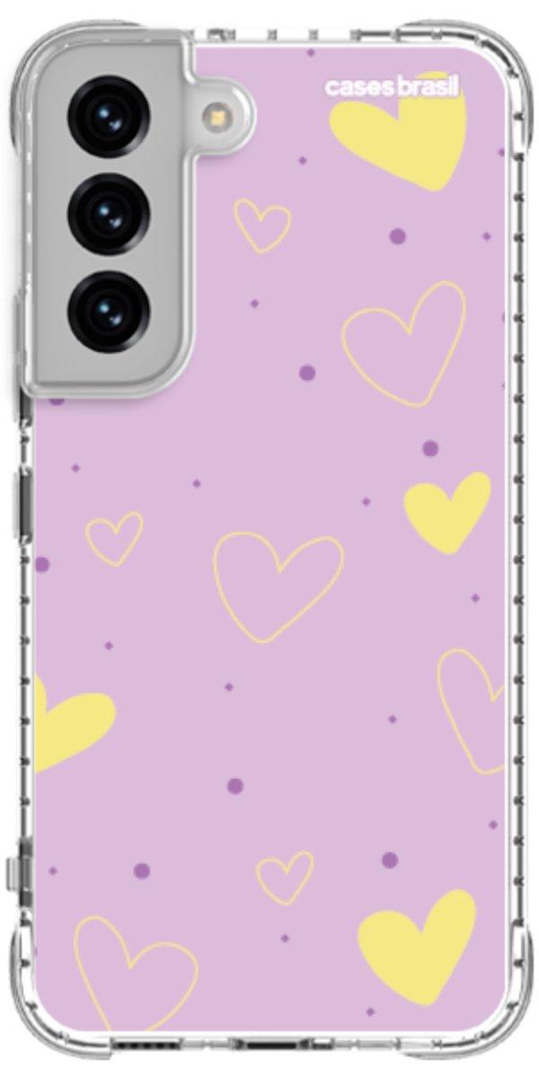 Capinha para Celular Corações Candy Color