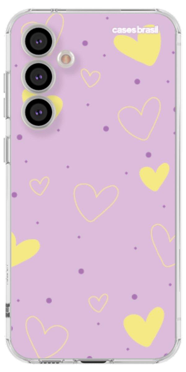 Capinha para Celular Corações Candy Color