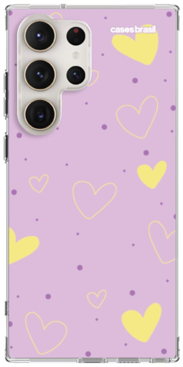 Capinha para Celular Corações Candy Color