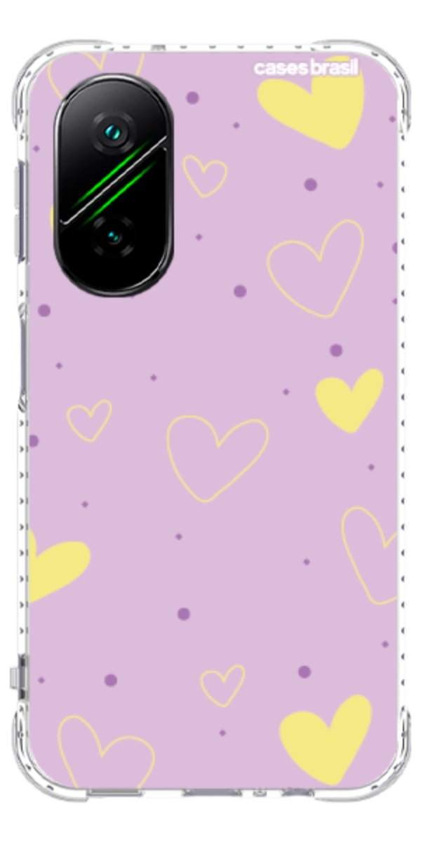 Capinha para Celular Corações Candy Color
