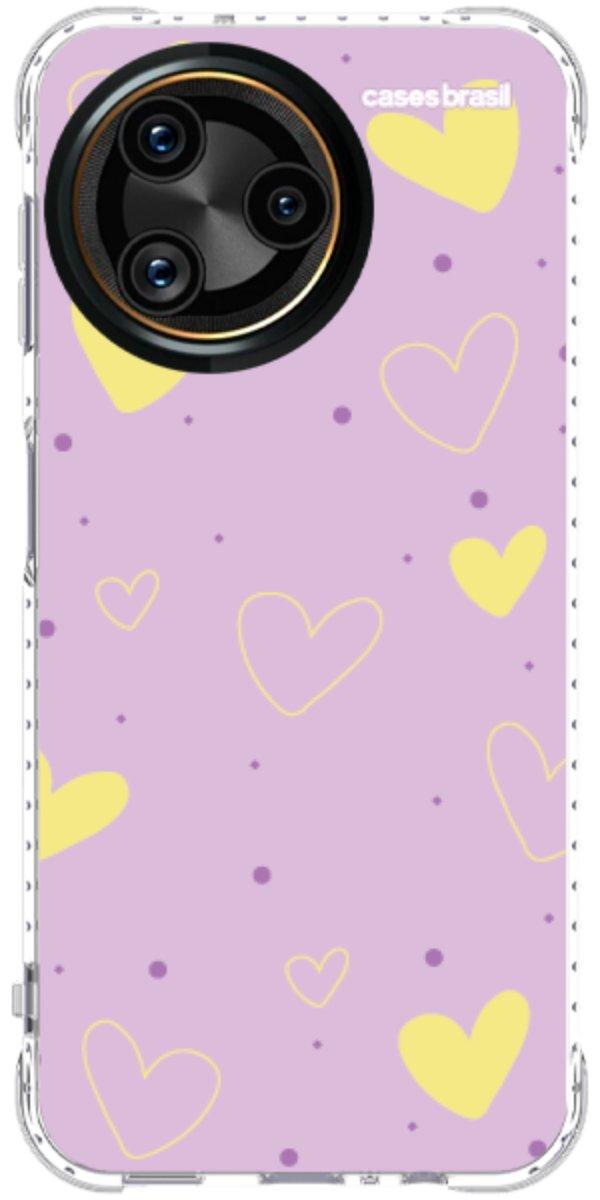 Capinha para Celular Corações Candy Color