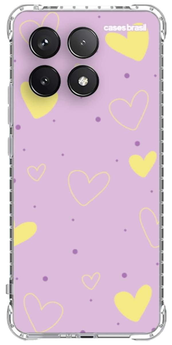 Capinha para Celular Corações Candy Color
