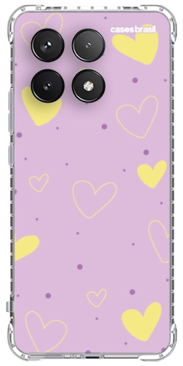 Capinha para Celular Corações Candy Color