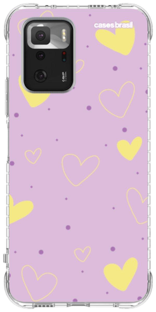 Capinha para Celular Corações Candy Color