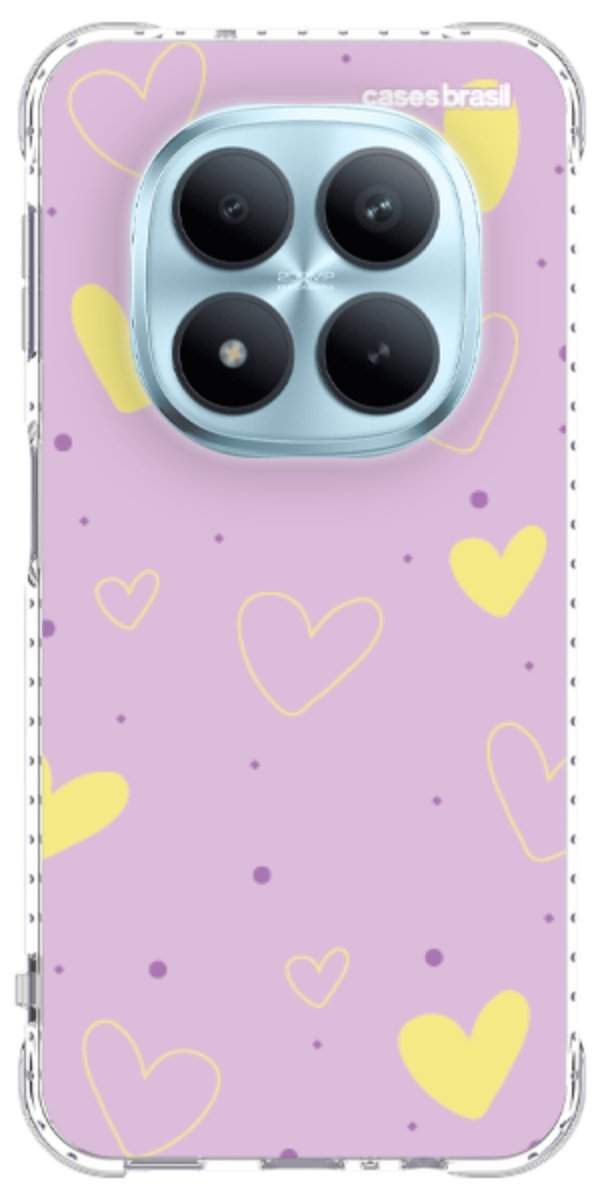 Capinha para Celular Corações Candy Color