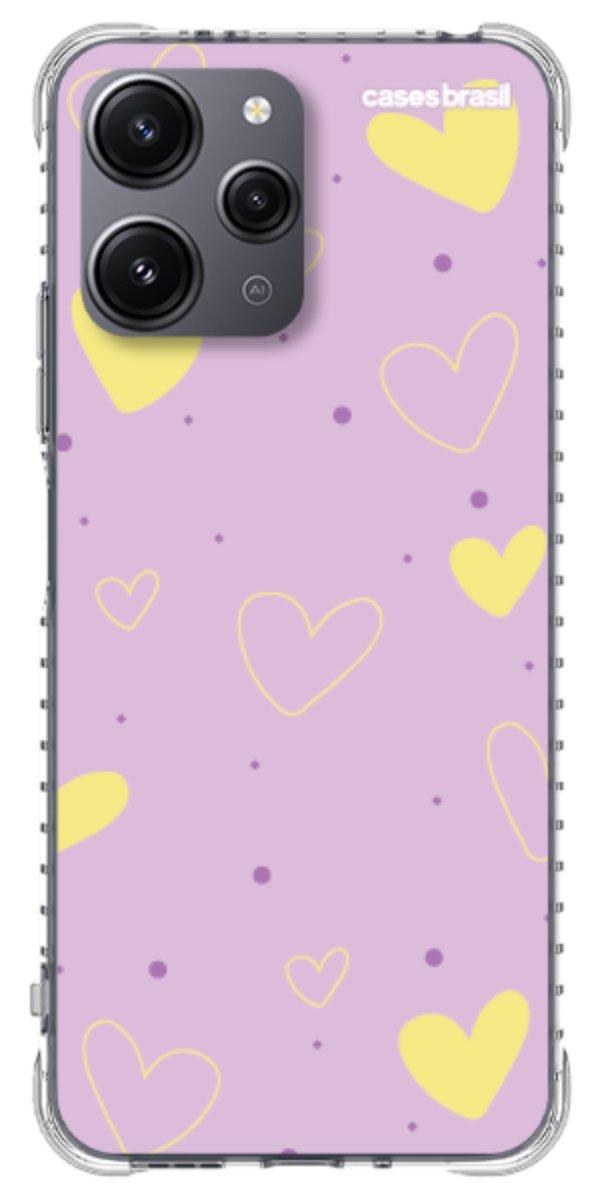 Capinha para Celular Corações Candy Color