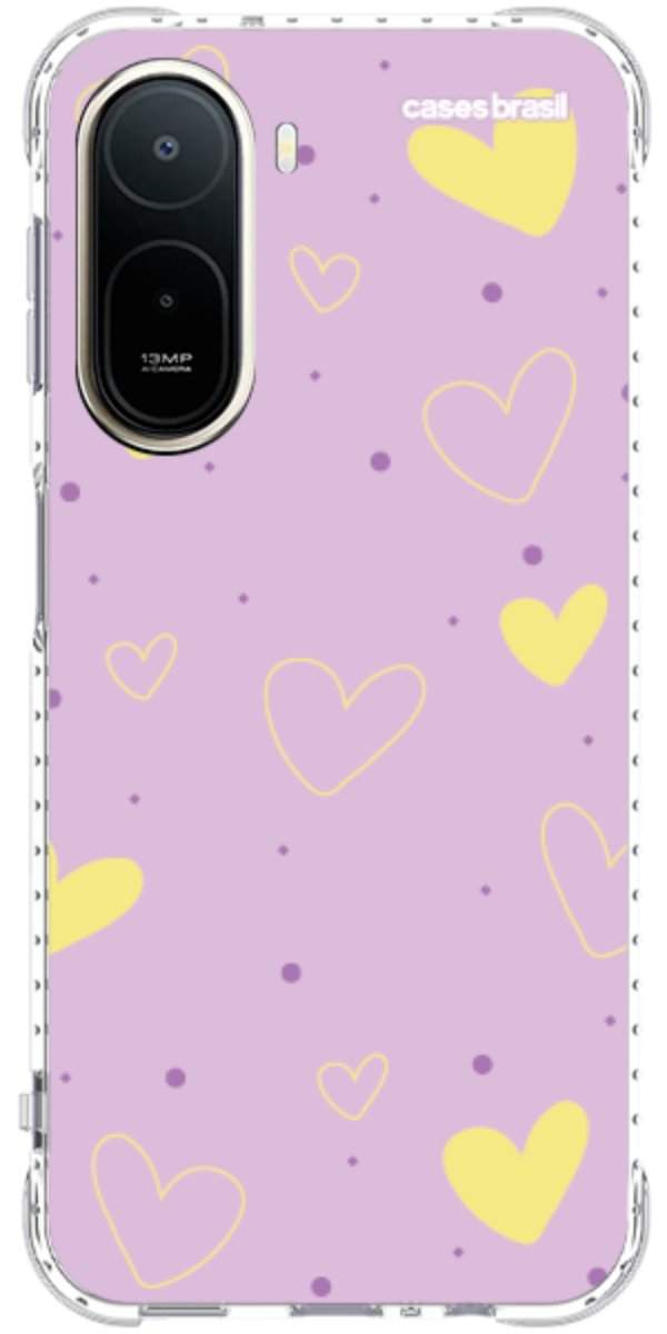 Capinha para Celular Corações Candy Color