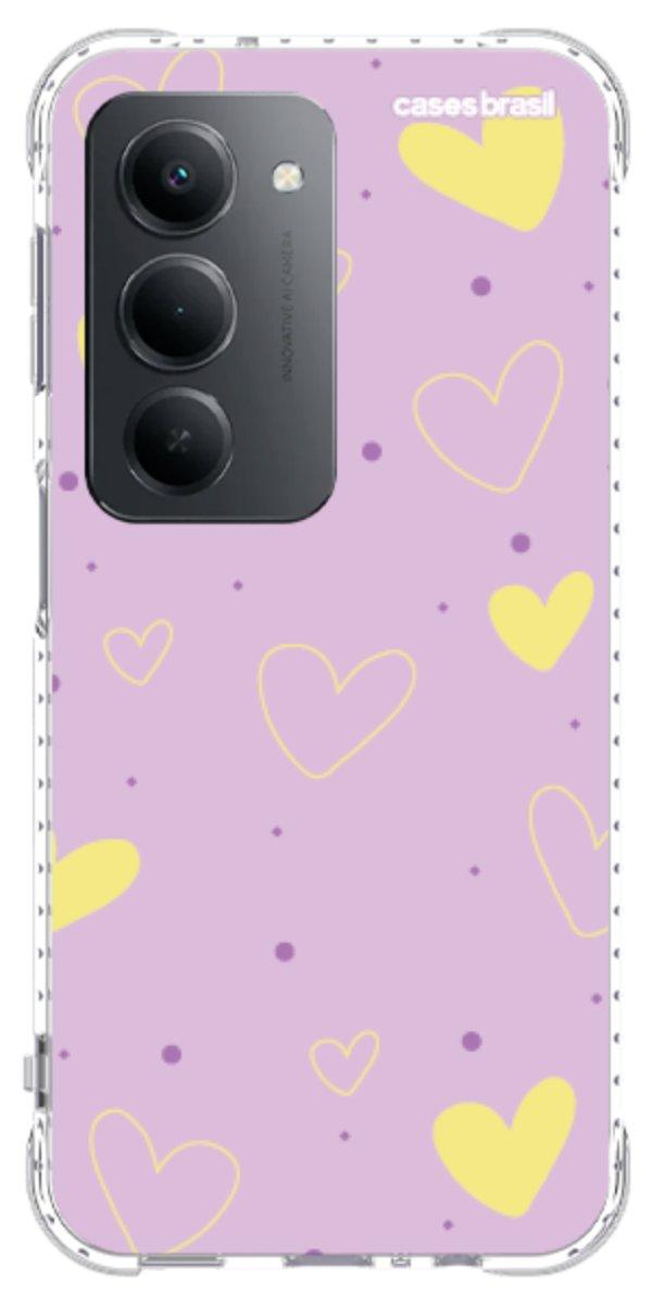 Capinha para Celular Corações Candy Color