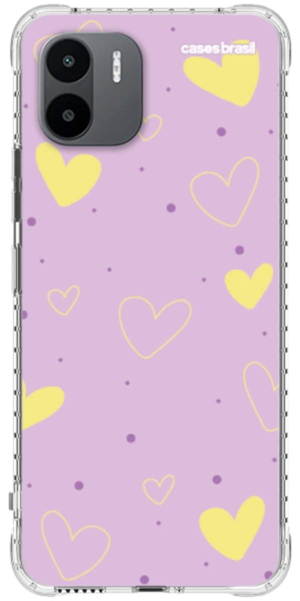 Capinha para Celular Corações Candy Color