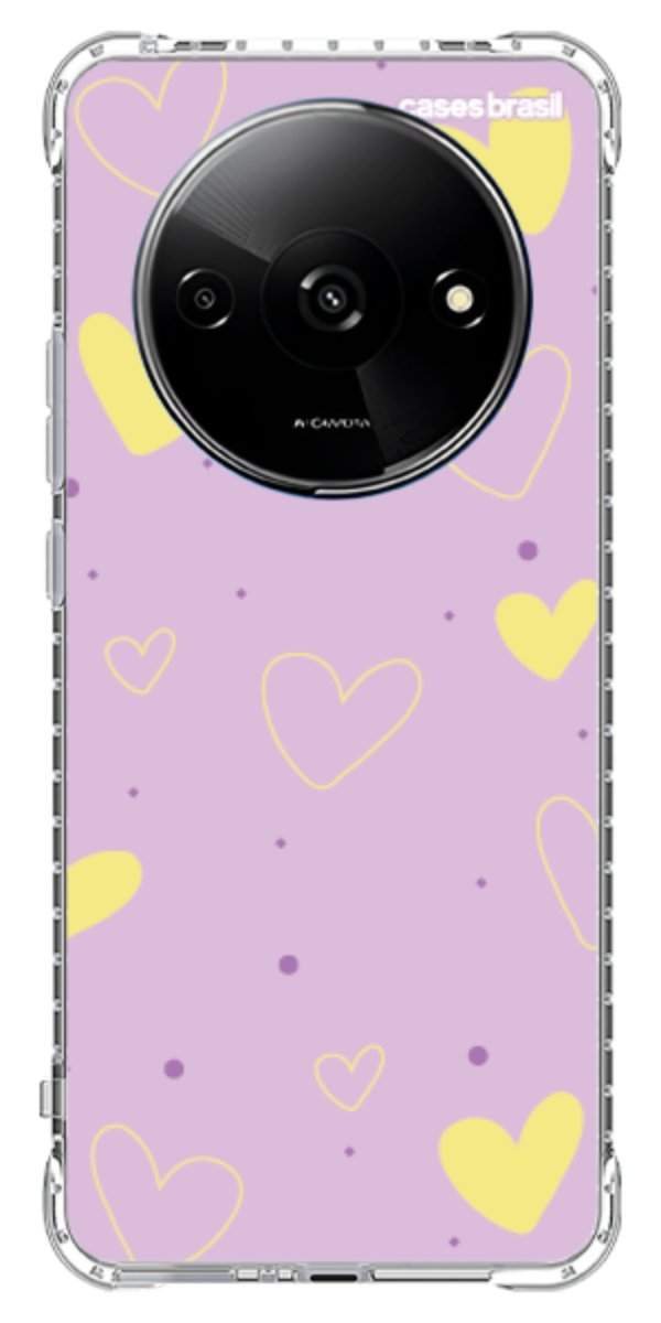 Capinha para Celular Corações Candy Color