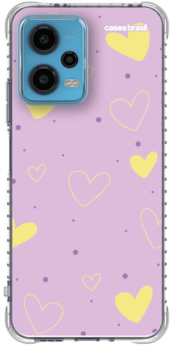 Capinha para Celular Corações Candy Color