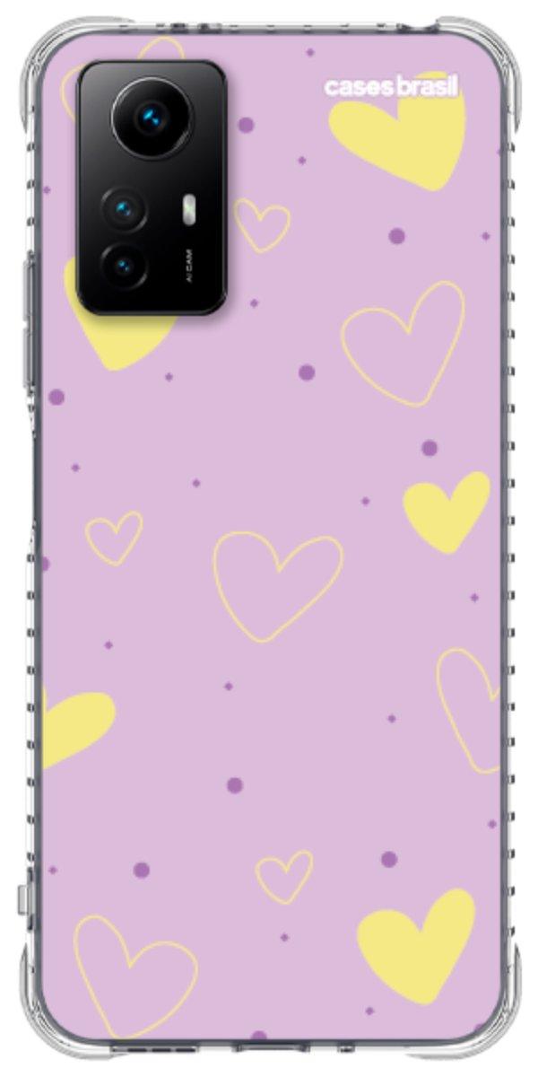 Capinha para Celular Corações Candy Color