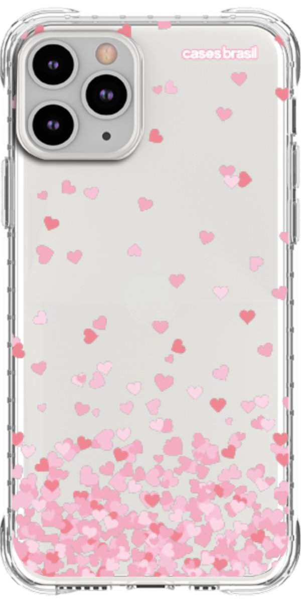 Capinha para Celular Corações Flutuantes