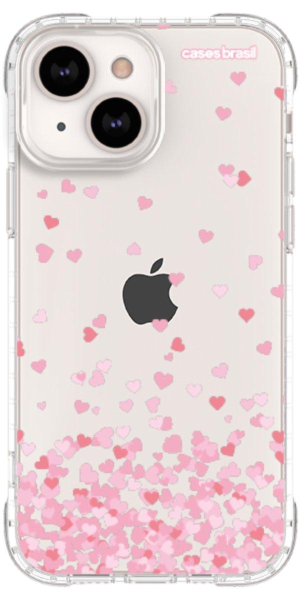 Capinha para Celular Corações Flutuantes