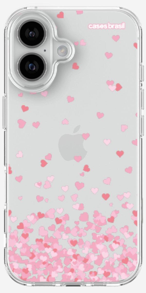 Capinha para Celular Corações Flutuantes