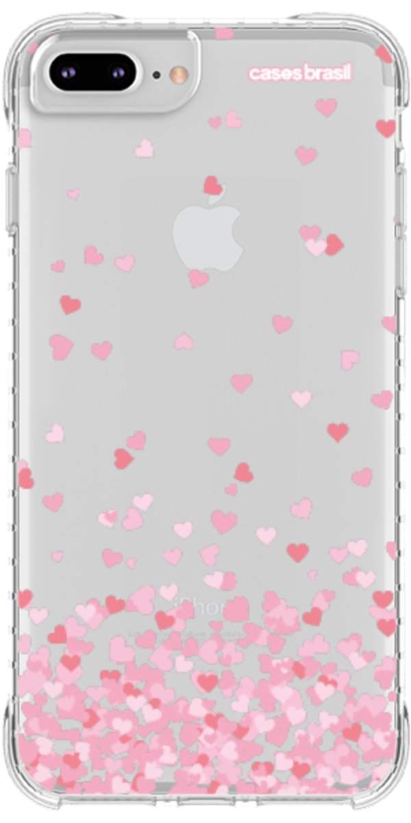 Capinha para Celular Corações Flutuantes