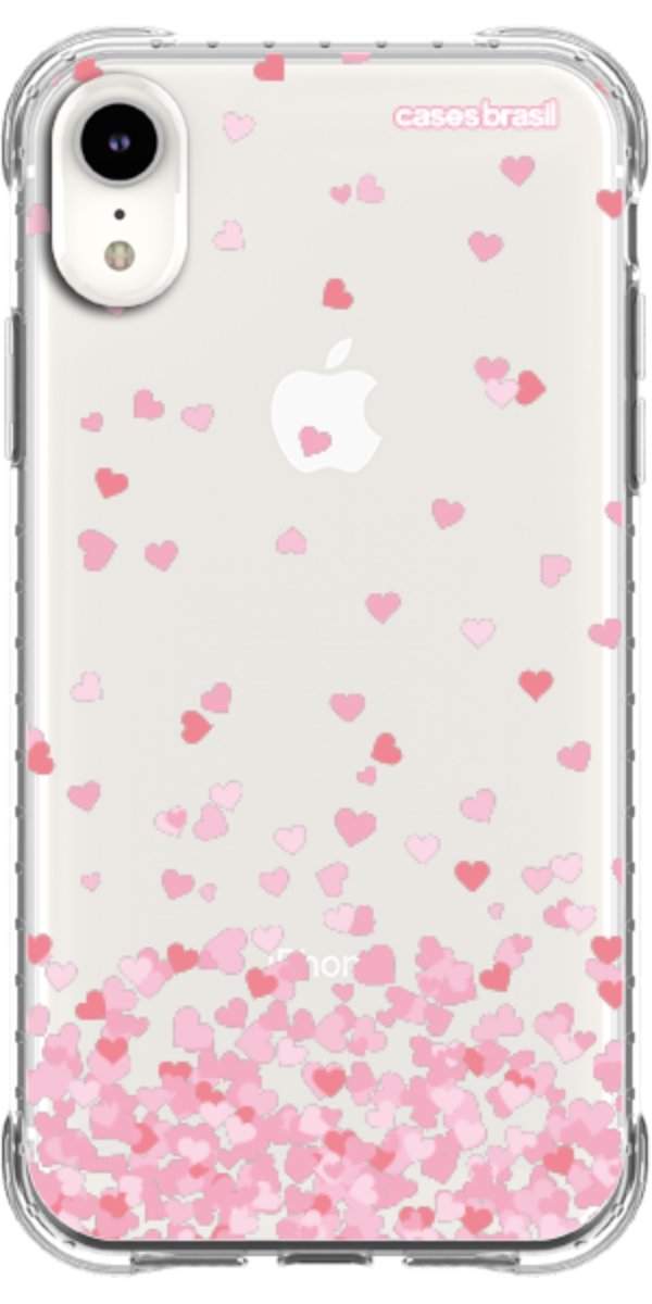 Capinha para Celular Corações Flutuantes