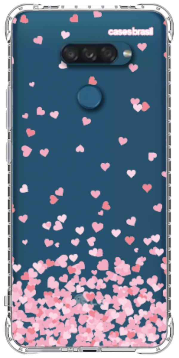 Capinha para Celular Corações Flutuantes