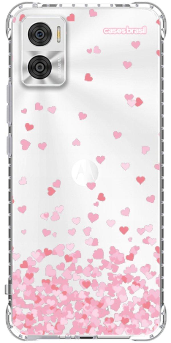 Capinha para Celular Corações Flutuantes