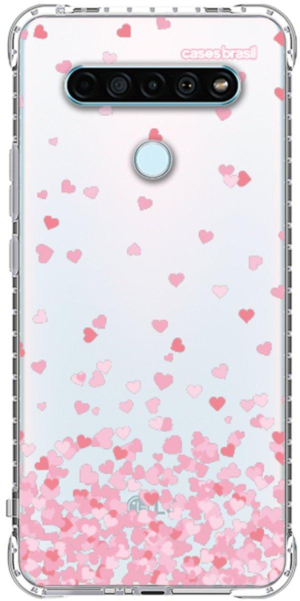 Capinha para Celular Corações Flutuantes