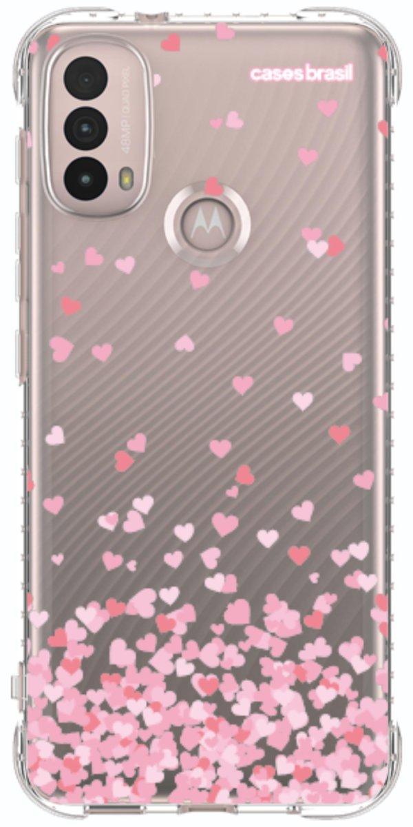 Capinha para Celular Corações Flutuantes