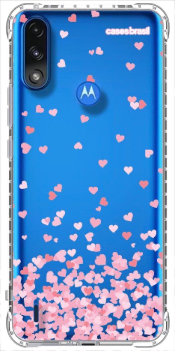 Capinha para Celular Corações Flutuantes