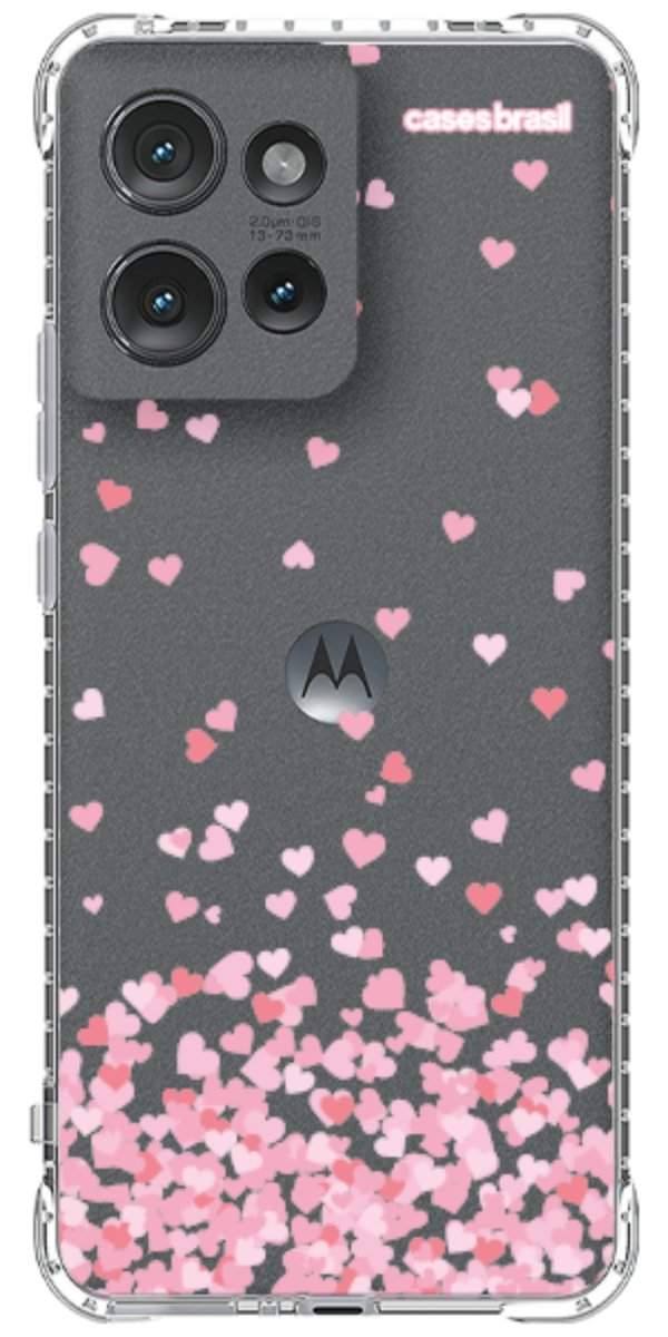 Capinha para Celular Corações Flutuantes