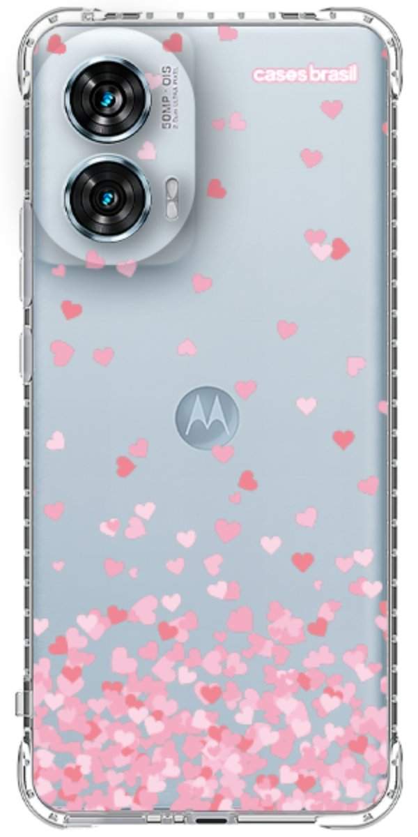 Capinha para Celular Corações Flutuantes