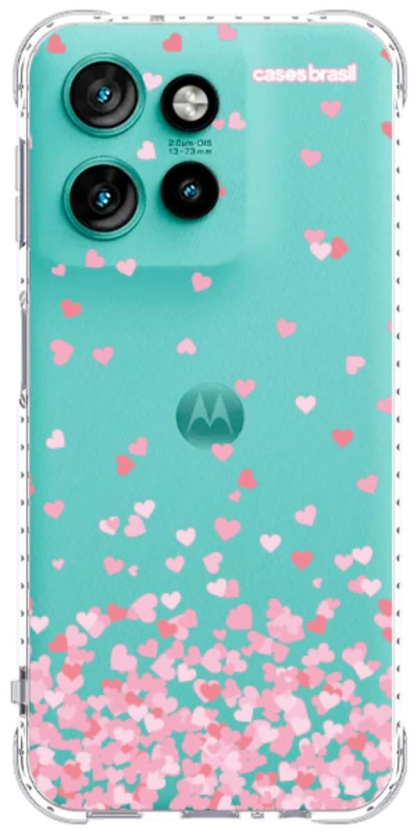 Capinha para Celular Corações Flutuantes