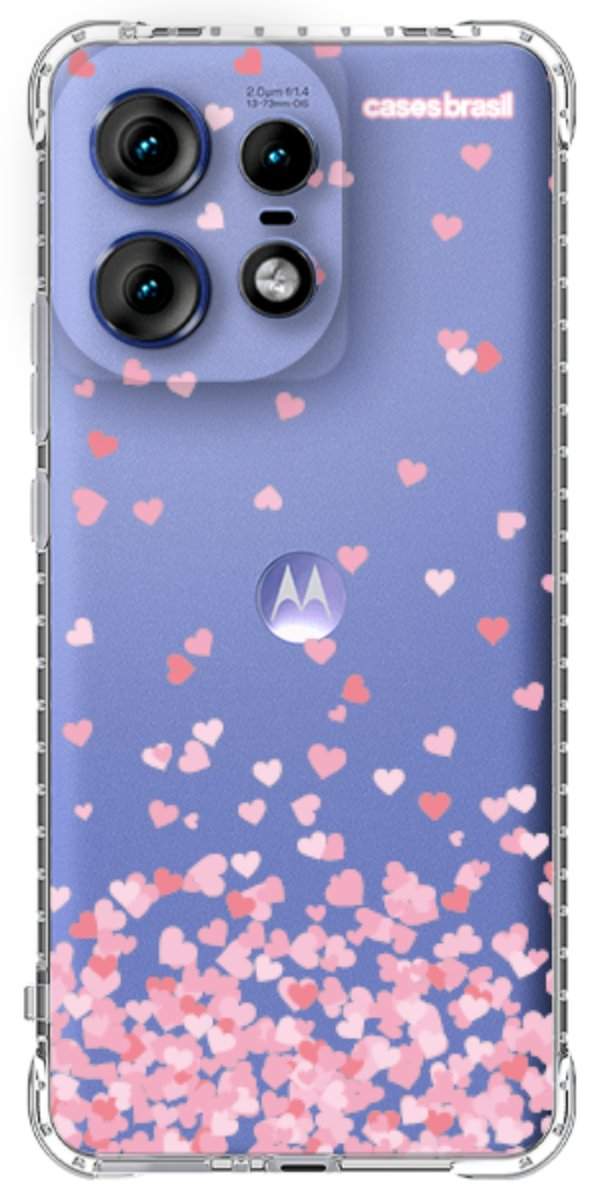 Capinha para Celular Corações Flutuantes