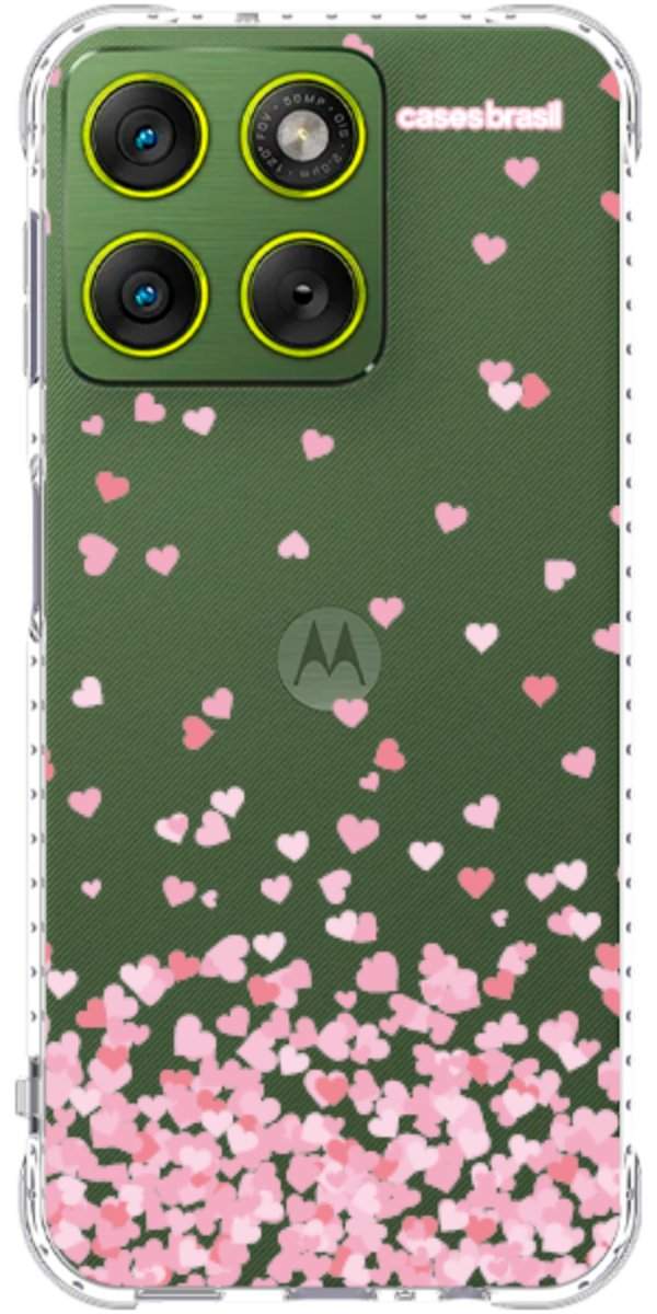 Capinha para Celular Corações Flutuantes