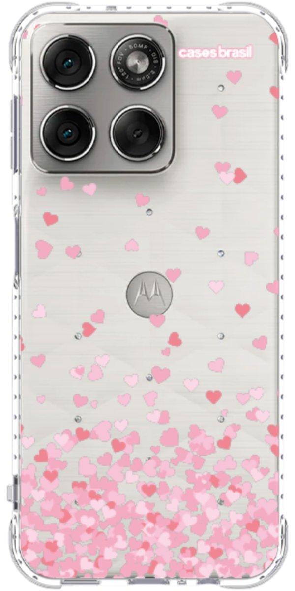 Capinha para Celular Corações Flutuantes