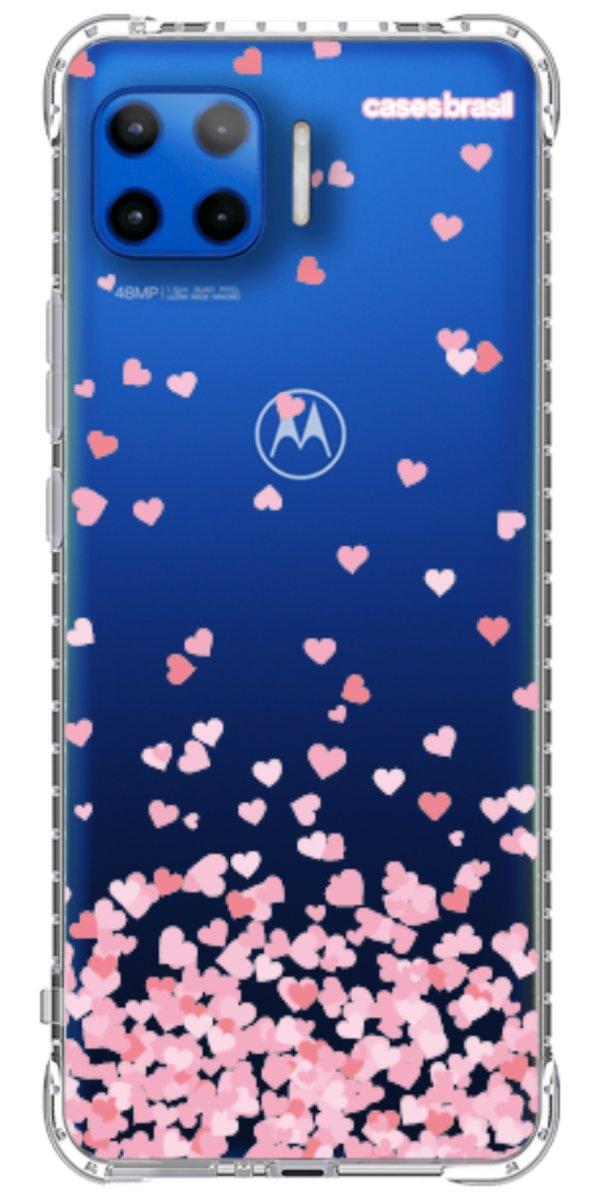 Capinha para Celular Corações Flutuantes