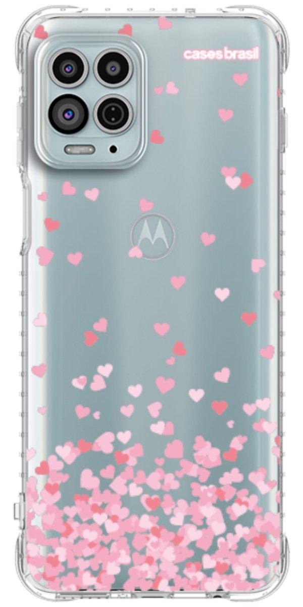 Capinha para Celular Corações Flutuantes