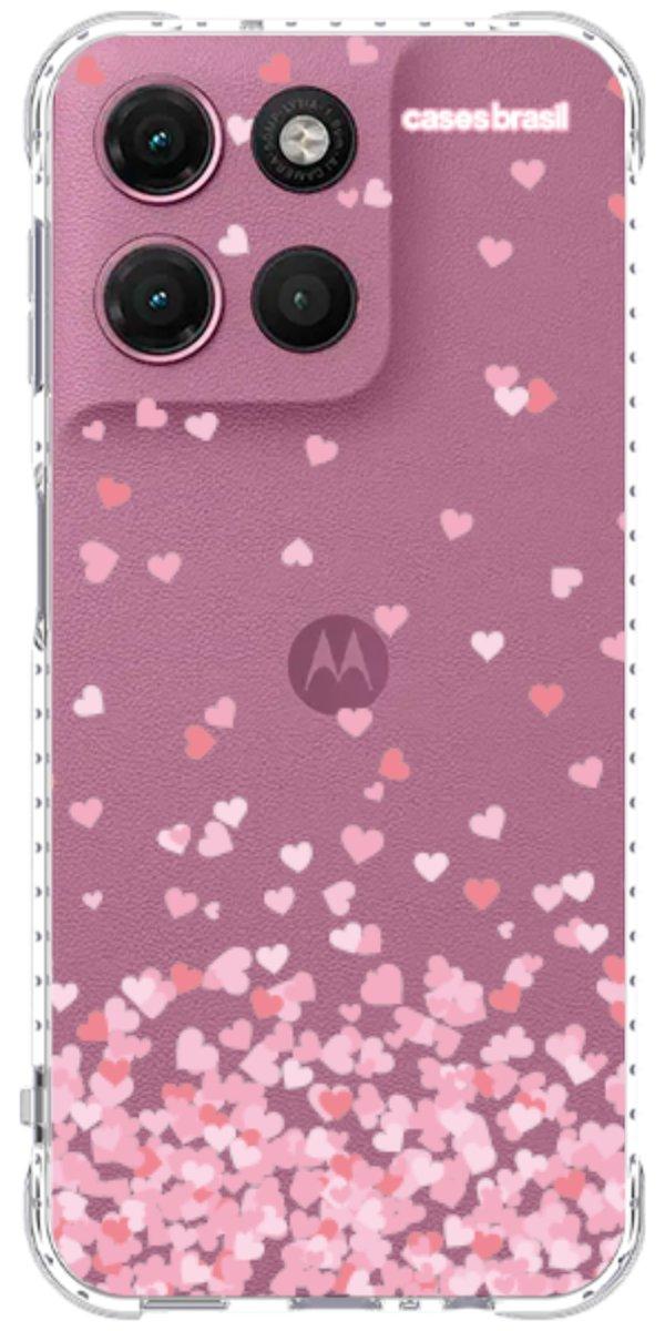 Capinha para Celular Corações Flutuantes