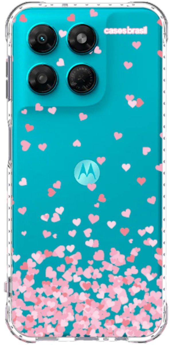 Capinha para Celular Corações Flutuantes