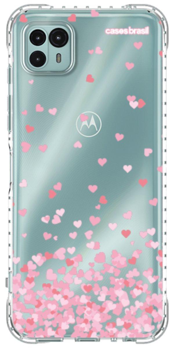 Capinha para Celular Corações Flutuantes